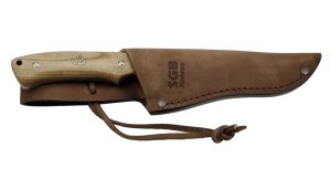 Puma Knife: Puma SGB Teton Fixed Blade Knife with Olive Wood Handle