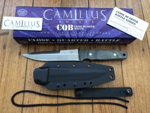 Camillus Knife: Camillus 'Bob Terzuola' designed Original Straight Blade Close Quarter Battle Knife