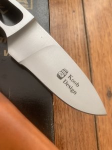 Puma Knife: Puma Very Rare 2002 'WIND' Skeleton Knife in Leather Sheath