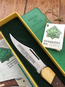 Puma Rare Model 965 Hoffritz Deer Hunter 1978 Folding Lock Knife Serial # 1978 in original box