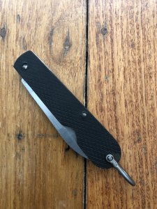 Venture H M SLATER Sheffield England Pocket Knife with Black Handle