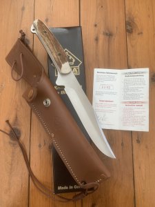 Puma Knife: Puma 2002 Bowie II Special Edition Handmade Knife with Stag Antler Handle
