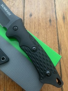 Schrade Knife: Schrade SCHF30 Tactical Drop Point Knife With Kydex Sheath