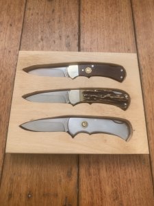 Puma Set of 3 - Mini 4 Star Folding Knife Set in Display