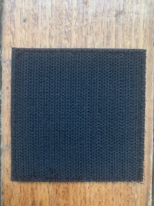 Puma Knife: Puma Gold Square Rubberised Velcro Patch
