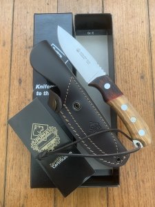 Puma Knife: Puma IP Palma Olive Knife with Mixed Wood Handle