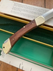 Puma Rare model 970 Game Warden 1977 Folding Lock Knife in box #83774