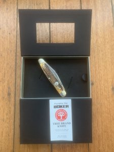 Boker Tree brand Classic 125yr Model 4474 3 Blade Stockman German Lock Knife in Original Box
