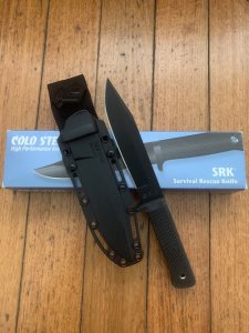 COLD STEEL 38CK SRK-Survival-Rescue-Knife San Mai Japan in Tactical Kydex Sheath