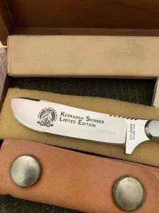 Kershaw Knife: Rare SSAA Australia Collectable Kerrawah Skinner in Presentation Box #155/500