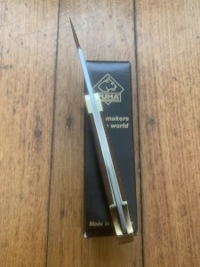 Puma Knife: 2018 Puma Deer Hunter Full Sized Folding Lock Knife with Plumwood Handle
