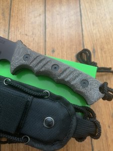 Schrade Knife: Schrade SCHF3N Drop Point Knife With Black Tactical Sheath