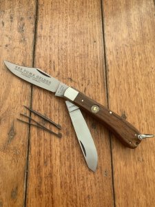 Puma 1972 Prospector Model 667 Single Blade Folding Knife with Jacaranda Handle #20271