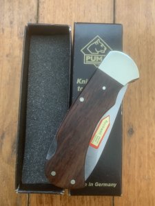 Puma Knife: Puma 2017 4 Star Full Sized Folding Lock Knife with Cocobolo wood Handle