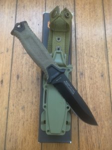 Gerber Model A-001 Drop Point Military Knife in Belt Sheath & Box