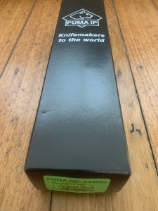 Puma Knife: Puma IP OutDoor Knife with Black Micarta Handle