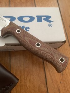 Condor Tool & Knife Company El Salvador LOW DRAG Knife with Leather Sheath