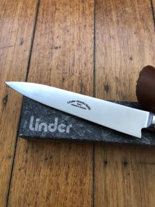 Linder Gaucho 1 Knife with Rosewood and Bone Handle