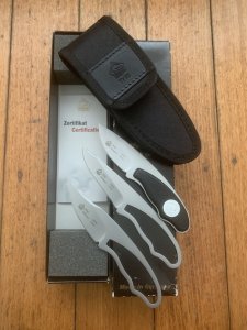 Puma Snake TRIO Set of 3 - 2003 Knife Set in Puma Pouch