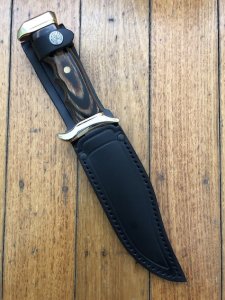 Nieto older Spanish Premium Hunting Bowie Knife and sheath