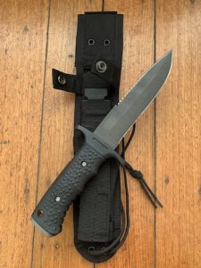 Gerber USA Silver Trident Knife with Tactical Sheath