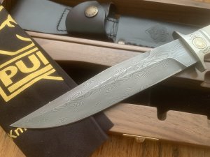 Puma Knife: Special Edition Damascus Defender with Elforyn Handle in Display Box 0/50