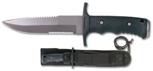 Gerber USA Silver Trident Knife with Tactical Sheath