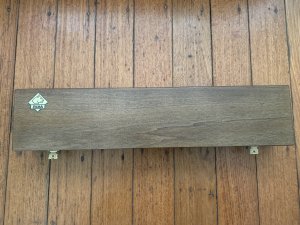 Puma Knife: 1989 Puma Big Big Bowie knife with Wooden Handle in original Wooden Box #45982