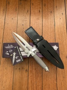 United Cutlery Gil Hibben Expendables II Double Shadow with Micaela Handle & Black Leather Sheath