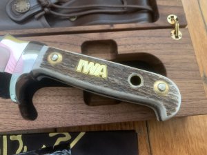 Puma Knife: Puma Special Edition IWA German Model 116375 White Hunter with Stag Handle #45/50