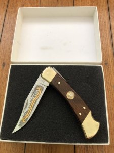 Buck Knife: Buck 110 Custom Shop Ducks Unlimited 50 Year Edition in Box