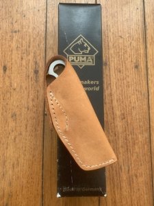 Puma Knife: Puma Very Rare 2002 'FERRANTROPH' Skeleton Knife in Leather Sheath