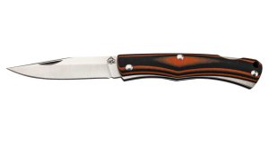 Puma Knife: Puma Tec Special Edition RUBICON Folding Liner Lock Knife With Orange/Black G10 Handle