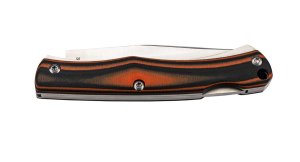 Puma Knife: Puma Tec Special Edition RUBICON Folding Liner Lock Knife With Orange/Black G10 Handle
