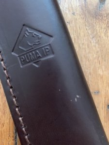 Puma Knife: Puma 2007 IP Scout Bowie Handmade Knife with Genuine Stag Handle