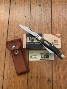 Schrade Knife: Schrade Old Timer Special Edition 80TSA Pocket Knife in original box and pouch USA