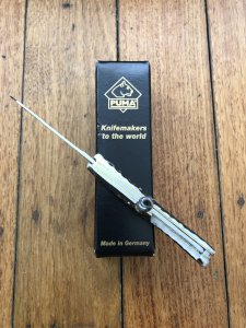 Puma Knife: Puma Taschenmesser 421 Pocket Knife with Stag Antler Handle