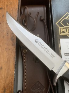 Puma Knife: Puma 2016/17 Bowie Sedona Bowie with Ebony Wood Handle