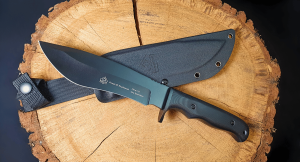 Puma XP Shadowcat Tactical Knife with G10 Black Handle and Kydex Sheath