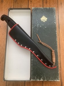 Puma Knife: Puma Original 1985 Tunny Model 13 6366 in Original Sheath & Green Box