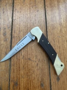 Shelham EAGLE Australian Marked Lock Back Folding Knife with Wooden Handle