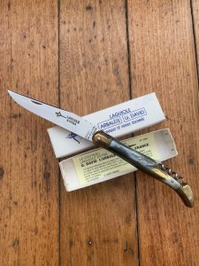 Laguiole French Made Circa 1980's 2 Piece Folding Knife Model #1004