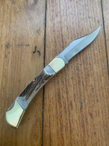Puma Knife: 2011 Puma Earl Folding Knife with Stag Antler Handle