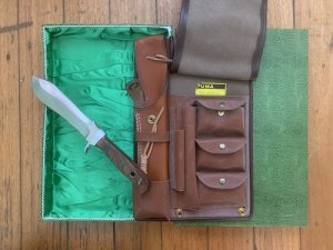 Puma Knife: Puma 1977 Very Rare 1st Generation 52 6392 Survival Knife Kit