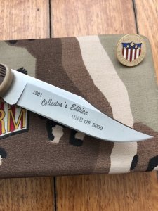 Buck Knife: BUCKLITE 426X USA Operation Desert Storm 101st Airborne Commemorative in Display Box