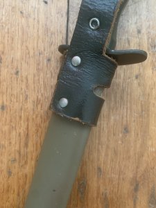 Puma Knife: Puma Original 1983 6379 Bundeswehr Military (Civilian) Knife in original metal sheath