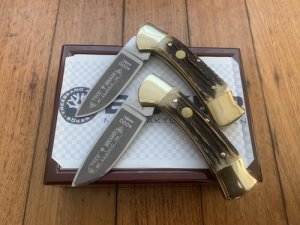 A Pair of Boker Tree brand Classic 4000 Solingen German Lock Knives in Display Box