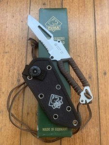 Puma Knife: Puma Very Rare 2003 Survival Knife in Cordura Sheath