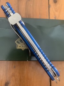 Puma Knife: Puma Very Rare 2007 Model 890012 PFR (Police Fire and Rescue) Folding Knife in Original Box