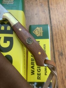 Puma SGB Trophy Care Jacaranda Handle Caping Knife